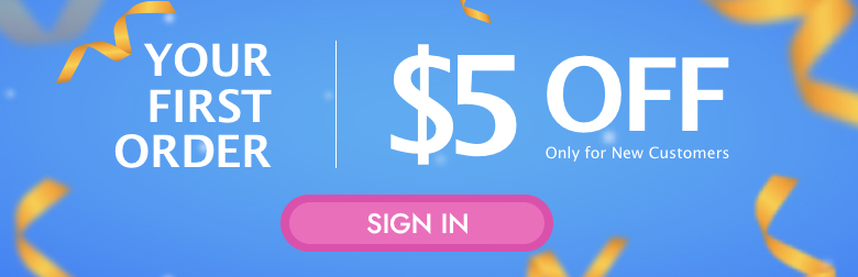 New Customer First Order $5 Off